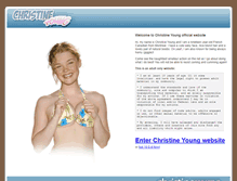 Tablet Screenshot of christineyoung.com